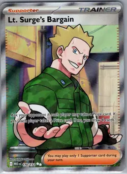 Lt. Surge's Bargain 170/132 ME01: Mega Evolution - Pokemon Card - NM - Image 1