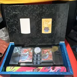 Pokemon TCG Live Charizard Storage Box w/ Card Sleeves, Coin & Dice NO PACKS - Image 1