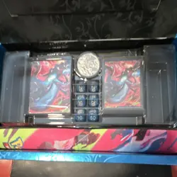 Pokemon TCG Live Charizard Storage Box w/ Card Sleeves, Coin & Dice NO PACKS - Image 2