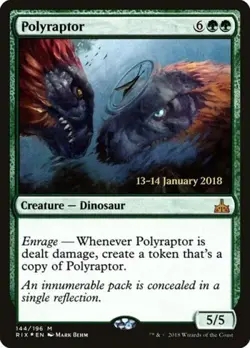 MTG English Polyraptor NM Foil Promos: Prerelease Cards - Image 1