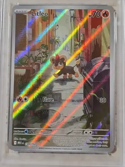 POKEMON 2025 MEG EN-MEGA EVOLUTIONS Litleo 139 PSA 10 GEM MINT ILLUSTRATION RARE - Image 3