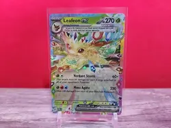 Pokemon TCG Prismatic Evolutions #006/131 Leafeon EX NM - Image 1