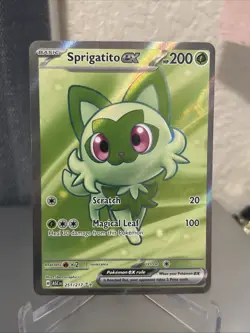 Pokemon TCG Sprigatito EX Full Art 251/217 Ascended Heroes Ultra Rare NM - Image 1