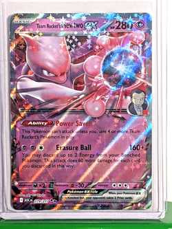 Team Rocket's Mewtwo ex 079/217 Me: Ascended Heroes Holo Double Rare NM Pokemon - Image 1
