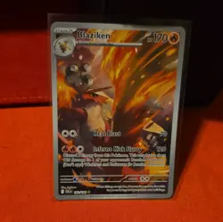 Pokemon TCG Blaziken 192/182 Full Art Holo Illustration Rare SV10 170 HP English - Image 1