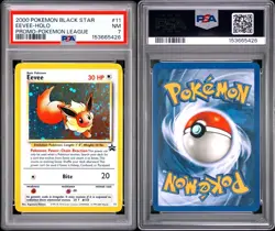 Eevee Pokemon Black Star Promo #11 Holo Rare WOTC 2000 PSA 7 - Image 2