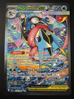 Mega Greninja ex SIR 116/086 Chaos Rising Special Illustration Rare Pokemon TCG - Image 1