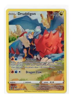 Pokemon Druddigon - TG09/TG30 - Ultra Rare - Silver Tempest Trainer Gallery NM-M - Image 1