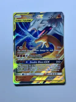 Pokemon Reshiram & Charizard GX 20/214 Unbroken Bonds Ultra Rare Holo - Image 1
