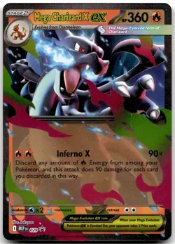 Mega Charizard X ex 029 Holo Promo ME: Mega Evolution Promo Pokemon Near Mint - Image 1
