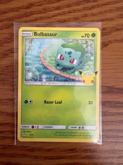 Bulbasaur 001/025 Promo McDonald's 25th Anniversary Promos Pokemon Near Mint - Image 1