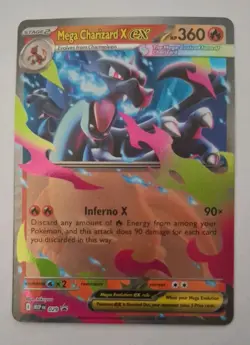 💎 Pokemon Mega Charizard X ex #029 Black star promo💎 - Image 1