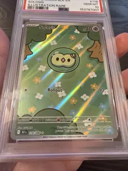 Solosis 118/086 Illustration Rare 2025 Pokemon Black Bolt PSA 10 Gem Mint - Image 4