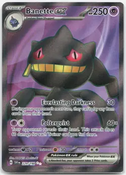 Banette ex 229/198 Ultra Rare Scarlet & Violet Pokemon Near Mint - Image 1