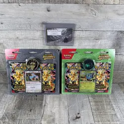 Set of 2 Pokemon TCG Ascended Heroes Erika and Larry Blister Pack Sealed - Image 1