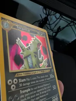 Pokemon Neo Discovery 2001 Tyranitar #12 Holographic Card - Image 2
