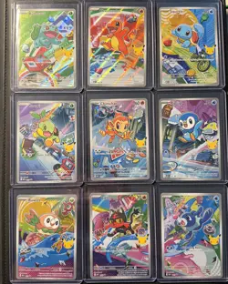 Pokemon 2026 First Partner Series 1 llustration Collection Full Set of 9 Promo - Image 1