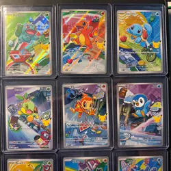 Pokemon 2026 First Partner Series 1 llustration Collection Full Set of 9 Promo - Image 2