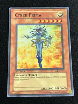 YUGIOH CYBER PRIMA EOJ-EN007 1ST SUPER - Image 1