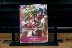 One Piece Zoro-Juurou OP05-067 RARE FRENCH PROMO 1st Anniversary - Image 1