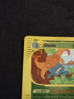 Gloom 49/147 Reverse Holo Pokemon Trading Card Game eCard Aquapolis Near Mint - Image 4