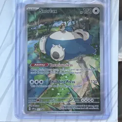 Snorlax SVP EN 051 Black Star Promo Scarlet & Violet Pokemon 151 Card - Image 1
