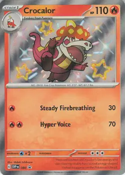 Crocalor Holo Promo SV: Scarlet & Violet Promo Cards 080 NM - Image 1