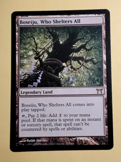 Boseiju, Who Shelters All Champions of Kamigawa MTG Magic Ralph Horsley 2004 - Image 1