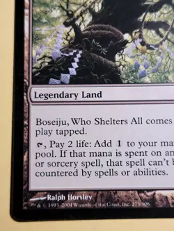 Boseiju, Who Shelters All Champions of Kamigawa MTG Magic Ralph Horsley 2004 - Image 5