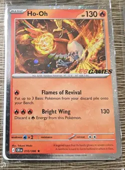 Ho-Oh 010/086 - EB Games Promo Card – Sealed – Pokemon TCG - Image 2