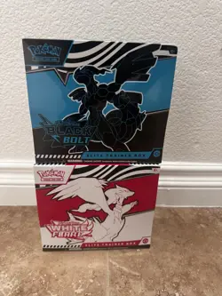 Pokemon Black Bolt and White Flare Elite Trainer Box ETB Bundle Of 2 - Image 1