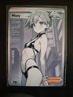 Misty | Full Art Custom Made Pokemon Waifu ACG Trainer Art Card - Image 1