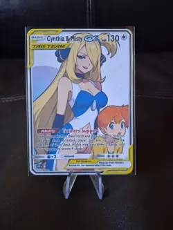 Cyntha x Misty | Full Art Custom Made Pokemon Waifu ACG Trainer Art Card - Image 1