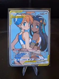 Misty x Nessa | Full Art Custom Made Pokemon Waifu ACG Trainer Art Card - Image 1