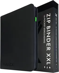 Vault X 1088 Card XXL Binder 16 Pocket Side Loading TCG Album Black - Image 1