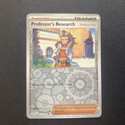 Pokemon 2025 TCG - Professor's Research 155/159 - Reverse Holo -Journey Together - Image 1