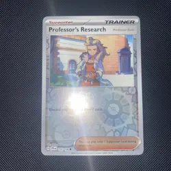 Pokemon 2025 TCG - Professor's Research 155/159 - Reverse Holo -Journey Together - Image 2