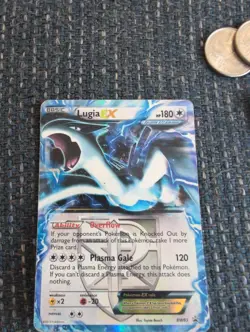 Pokemon TCG Lugia EX Black & White Black Star Promo BW83 Heavily DMG - Image 1