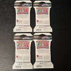 Pokemon TCG Battle Styles Sleeved Booster Pack LOT OF 4 PACKS SEALED ART SET - Image 2