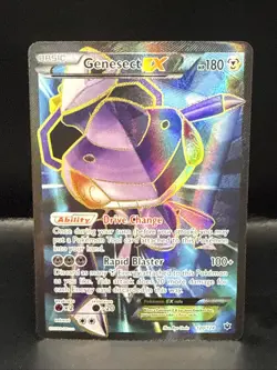Pokemon TCG Genesect EX Full Art 120/124 Fates Collide Rare Holo B - Image 1