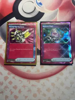 Scoop Up Cyclone 162/167 and Reboot Pod 158/162 Pokemon TCG - Image 1
