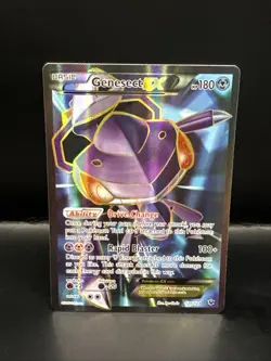 Pokemon TCG Genesect EX Full Art 120/124 Fates Collide Rare Holo A - Image 1