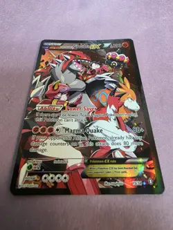 Team Magma's Groudon EX - 15/34 Double Crisis Ultra Rare Pokemon MP - Image 4