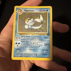 Pokemon Vaporeon Jungle Set Holo 12/64 💎 MP-HP - Image 3