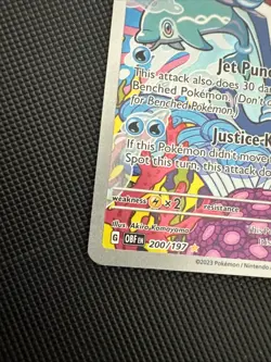 Palafin 200/197 SV03: Obsidian Flames Holo - Pokemon TCG - NM - Image 4