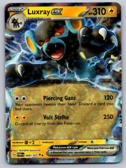 Luxray ex 068/167 Double Rare Twilight Masquerade Pokemon Holo Near Mint - Image 1