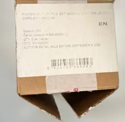 Sword & Shield Lost Origin Booster Box Case EMPTY - Image 1