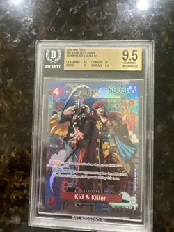 2026 One Piece The Azure Sea's Seven EB01003 Kid & Killer SP BGS 9.5 GEM MINT - Image 1