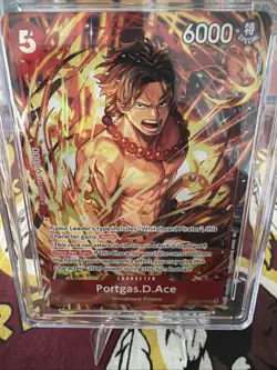 One Piece CCG Portgas D. Ace ST15-005 - Illustration Box Vol 5 Promo - NM - Image 3