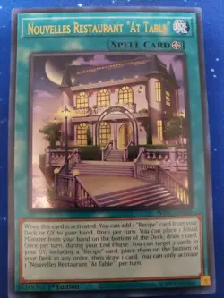 Yugioh Nouvelles Restaurant "At Table" WISU-EN035 Ultra Rare 1st Ed - Image 1